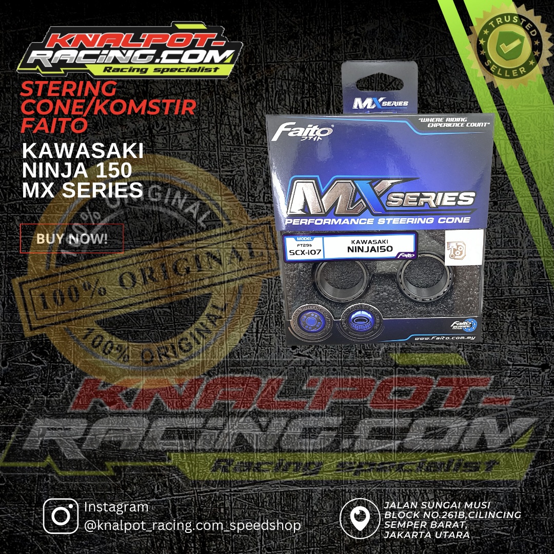 STEERING CONE / KOMSTIR FAITO KAWASAKI NINJA 150 MX SERIES